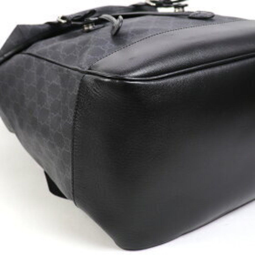Gucci Interlocking Gg Backpack Black Supreme Canv… - image 8